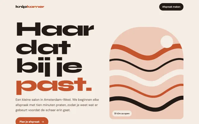 Schermafbeelding van het conceptontwerp voor Knipkamer